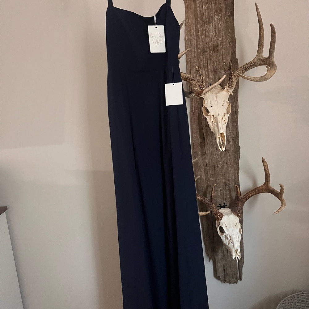 Elegant Navy Maxi Dress